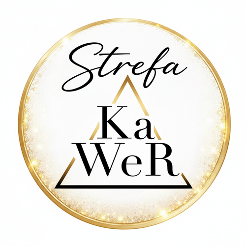 Logo Strefa KaWer - białe tło